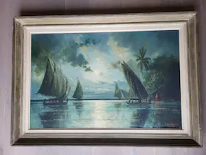 Frederik Kasenda - olie op doek, gesigneerd kopen? Bied vanaf 195!