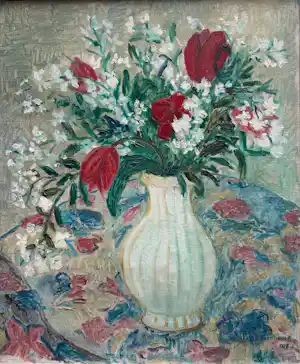 Frans van Steenhoven - 1914-2005 Bloemstilleven Bergense school verkauft für € 95!