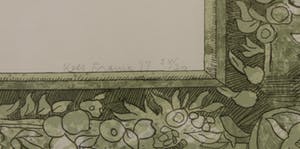 Kees Franse - Litho, Schaal met fruit - Ingelijst kopen? Bied vanaf 35!