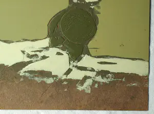 Fon Klement - 4 beschilderde hardboard platen, gebruikt als drukplaten voor de drukpers kopen? Bied vanaf 1!