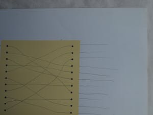 René Klinkers - Gemengde techniek , “4Kant met lijnen I” – gesigneerd kopen? Bied vanaf 25!