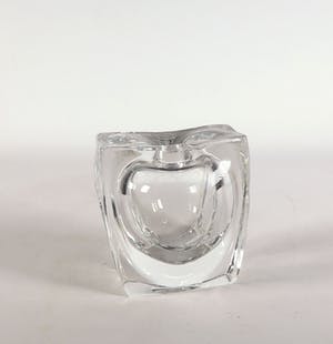 Royal Leerdam - Glas, Lot van 4 blankglazen vaasjes. kopen? Bied vanaf 1!