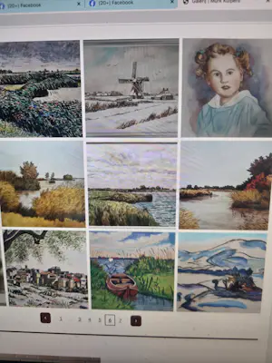 Murk Kuipers - Schemerend landschap kopen? Bied vanaf 300!