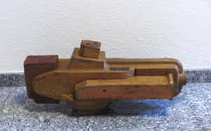 Niet of onleesbaar gesigneerd - Hout, Industriële mal verkocht voor € 1!