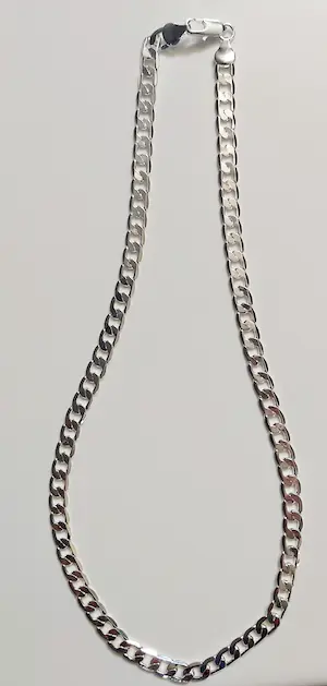 Zilveren Gourmet Schakelketting 57 cm lang gemerkt 925 kopen? Bied vanaf 65!