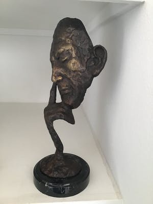 Astrid Veldhuyzen-Koppen - Sculptuur “ De overdenking “ 35 cm hoog ! kopen? Bied vanaf 115!