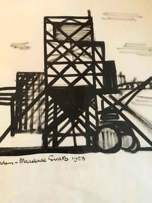 Siep van den Berg - Rotterdam Maaskade verkocht voor € 50!