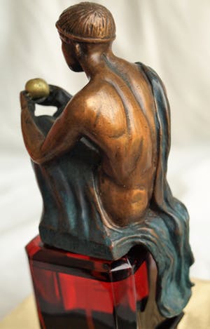 Patrizia Guerresi - Bronzen beeld op parfumfles , “Paris” – Les Beaux Arts – ca 1997 kopen? Bied vanaf 75!