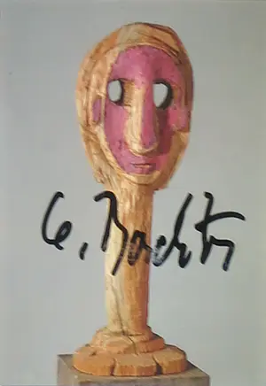 Georg Baselitz - Gesigneerde artcard, Scheibenkopf - Ingelijst kopen? Bied vanaf 1!