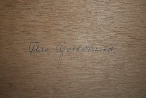 Theo Goedvriend - Zonnige mediterraanse scene met een bloeiende boom - olieverf kopen? Bied vanaf 350!