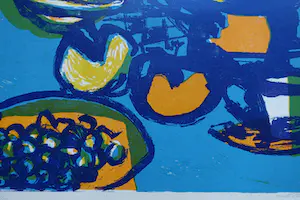 Daniel den Dikkenboer - STILLEVEN MET FRUIT EN AARDEWERK kopen? Bied vanaf 35!