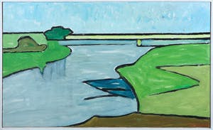 Paul Overhaus - Olieverf op doek, Brug - Ingelijst kopen? Bied vanaf 50!