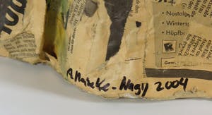 Annette Meincke-Nagy - Groot papier-maché portret van Max Beckmann. kopen? Bied vanaf 500!