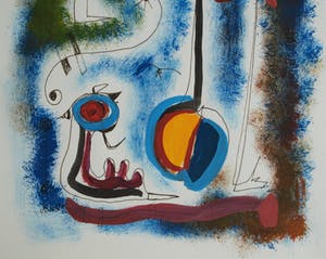 Jasper Banen - Gemengde techniek , “Hemelfamilie” – gesigneerd & ingelijst – 2005 kopen? Bied vanaf 45!