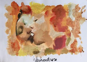 Peter Klashorst - De Kus kopen? Bied vanaf 1!