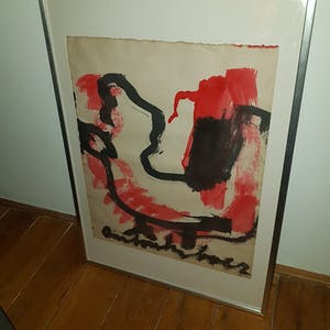 Anton Heyboer - Kip met lijst kopen? Bied vanaf 185!