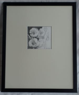 Fon Klement - Ingelijste tekening , Bloemstilleven 5 - 2000 kopen? Bied vanaf 50!