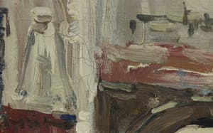 Jan Kelderman - Olieverf op doek, Stadsgezicht Parijs, Rue Saint-Denis kopen? Bied vanaf 1!