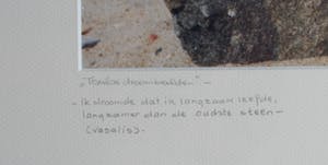 Astrid Faber - Texelse beelden - ingelijst foto van stenen object kopen? Bied vanaf 1!