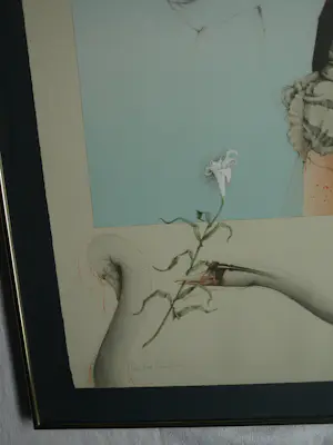 Michael Parkes - Gesigneerde en ingelijste litho ‘Swan King’ + Boek - 1982 kopen? Bied vanaf 400!