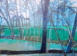 Jan van Wensveen - Beekje te Noord Frankrijk I verkocht voor € 20!