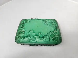 Curt Schlevogt - Ingrid Heinrich Hoffmann Malachiet glazen doos met deksel kopen? Bied vanaf 50!