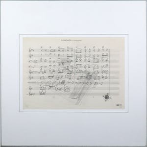 Wim Smits - Potlood, Concerto d'architecture - Ingelijst kopen? Bied vanaf 1!