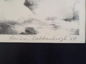 Aart van Dobbenburgh - "Sneeuwpop". kopen? Bied vanaf 75!