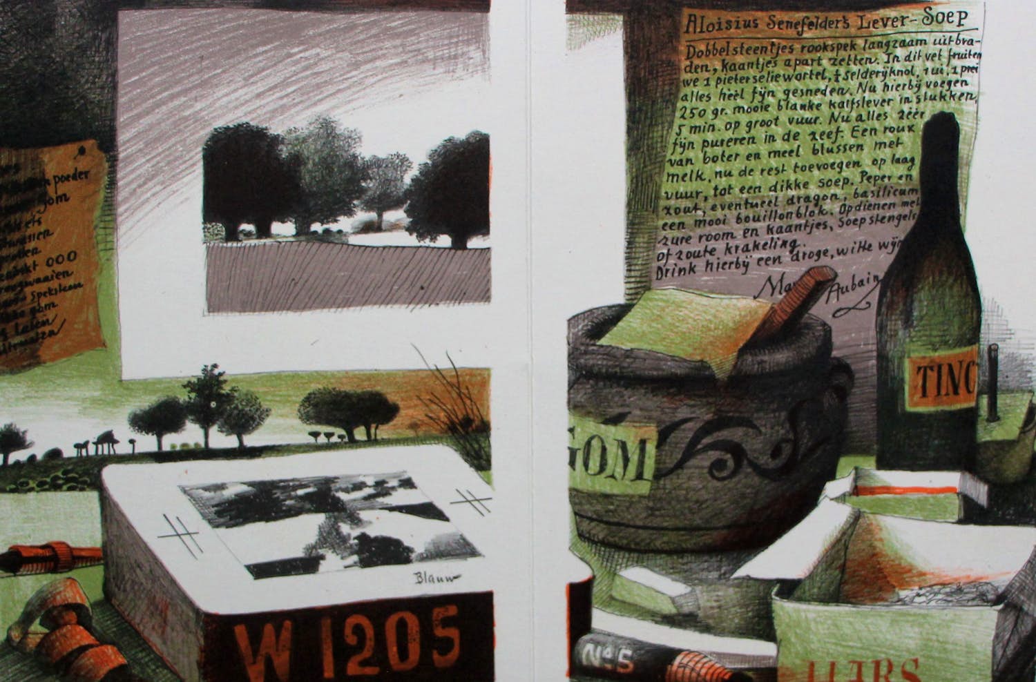 Nicolaas Wijnberg - Litho + boekje Petit 5&6 - 1980 kopen? Bied vanaf 55!