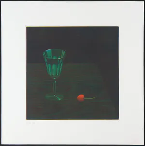 Joop Vegter - Mezzotint, Het groene glas kopen? Bied vanaf 50!