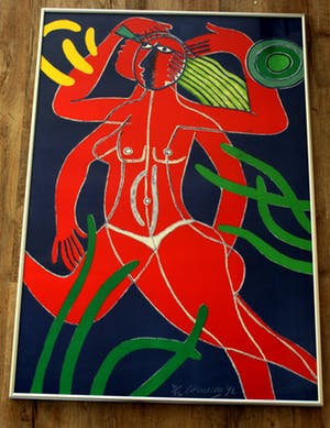 Corneille - kleurenlitho -Olympische spelen Barcelona - 1992 (keurige lijst!) kopen? Bied vanaf 425!