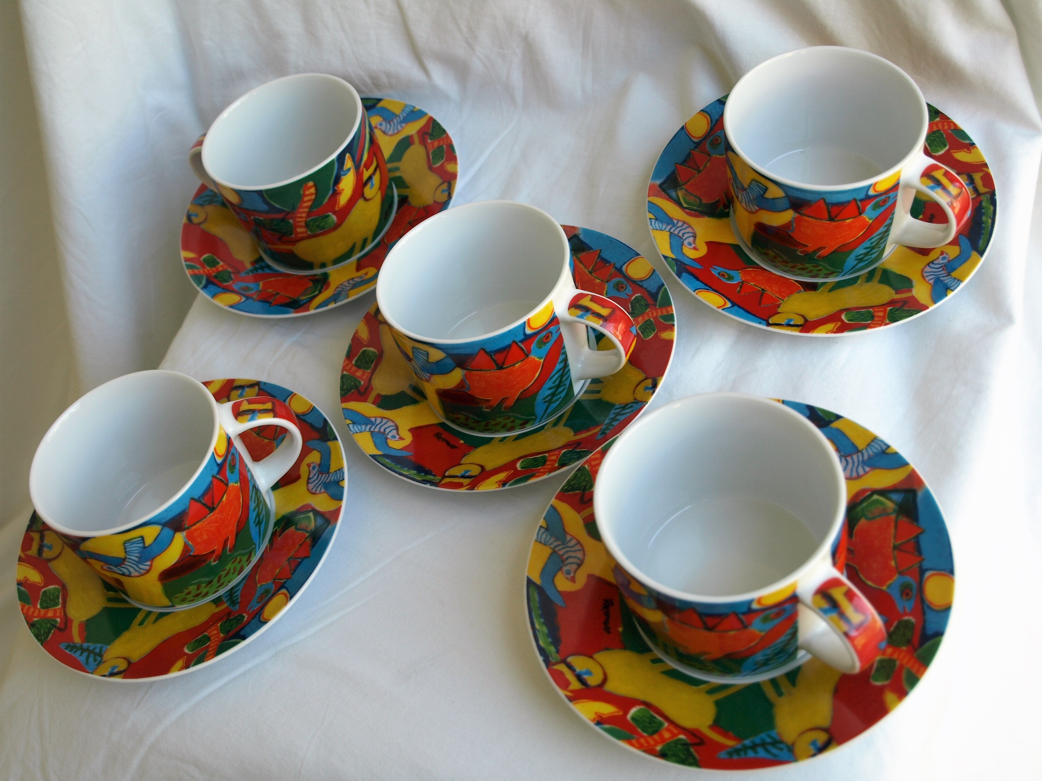 Corneille - Porselein, 5 Kop en Schotels â€“ L'Ã©tÃ© Commencant kopen? Bied vanaf 1!