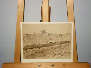 Vincent van Gogh - De ACHT tekeningen van Vincent Van Gogh kopen? Bied vanaf 180!