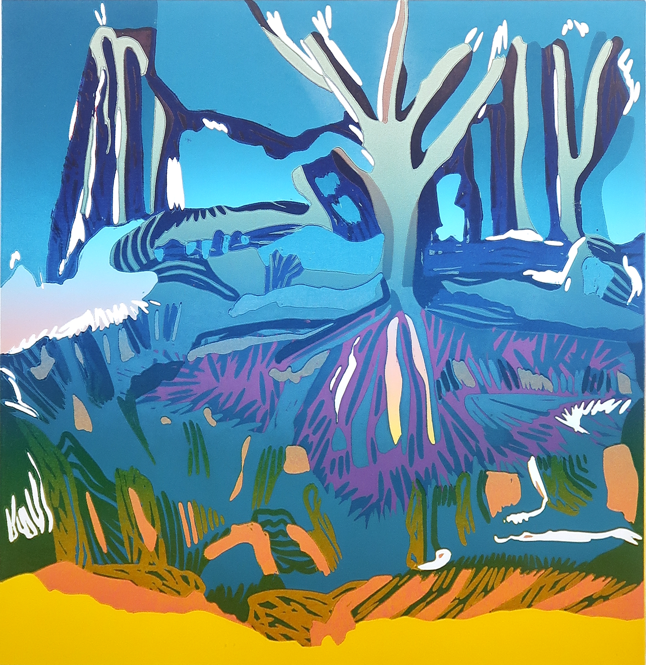 Harr Scheffer - Lino, Venekoten II - Ingelijst kopen? Bied vanaf 40!