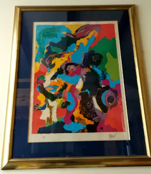 Karel Appel - "Landscape with Eyes" - 1976 - Litho (with Certificate) kopen? Bied vanaf 990!