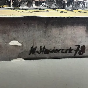 Niet of onleesbaar gesigneerd - Gdansk? kopen? Bied vanaf 1!