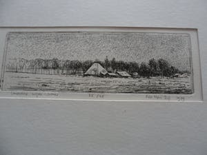 Piet Hein Zijl - Droge naald. Titel, Landschap Wijdewormer. kopen? Bied vanaf 20!