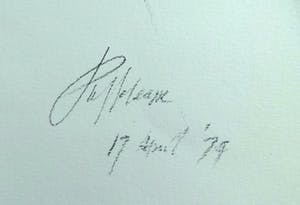 Piet Klaasse - twee litho's/potlood van paard en nieuw leven met ophangsysteem kopen? Bied vanaf 49!