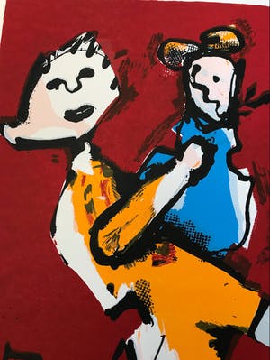 Herman Brood - Moeder en kind - met certificaat kopen? Bied vanaf 225!
