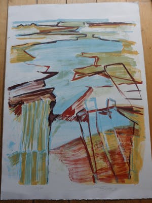 Frea Lenger - Zeefdruk , zonder titel kopen? Bied vanaf 15!