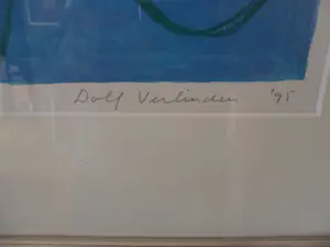 Dolf Verlinden - Zeefdruk, zonder titel kopen? Bied vanaf 50!