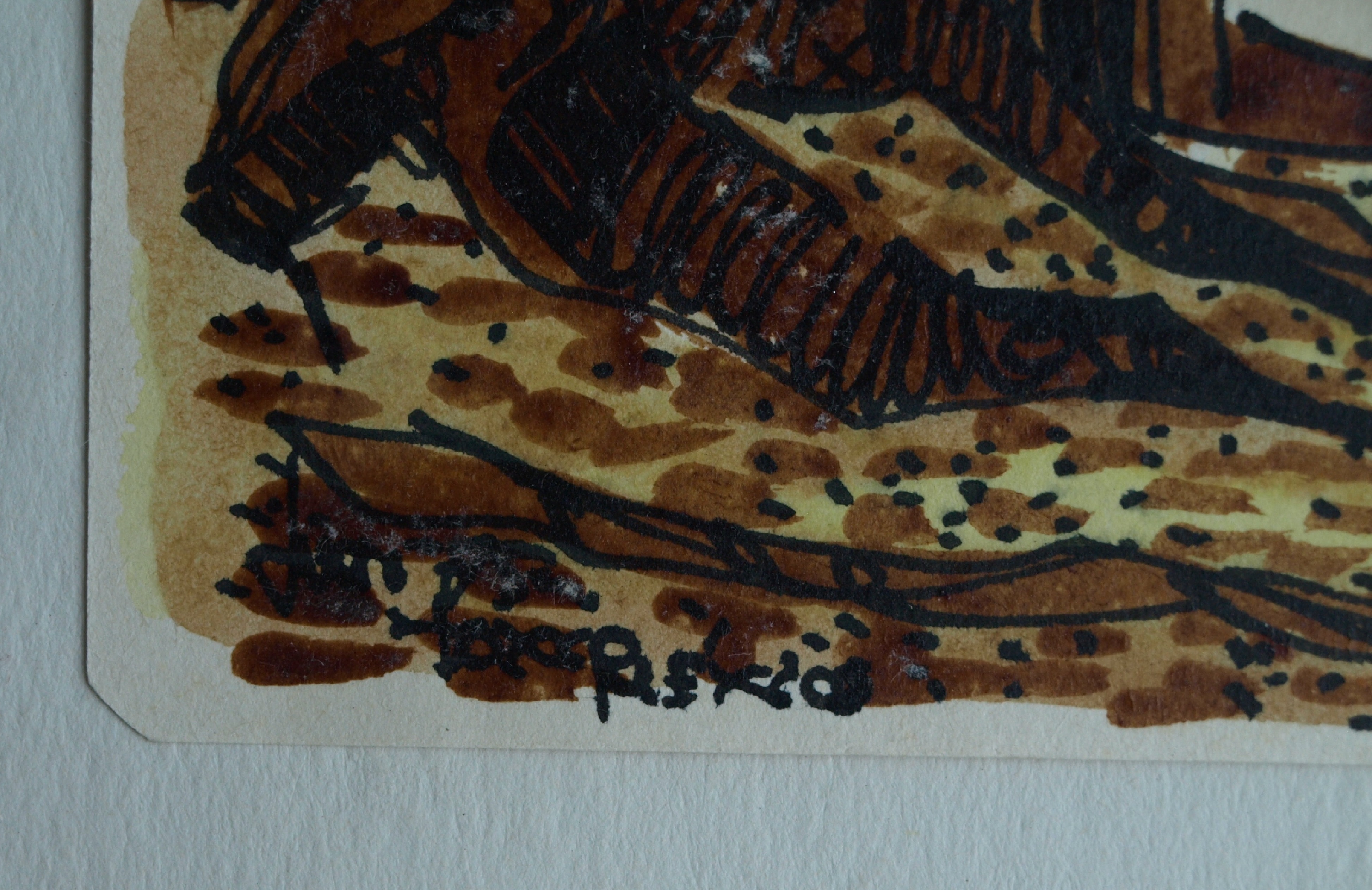 Niet of onleesbaar gesigneerd - 2 Aquarellen , Dorpsgezichten - gesigneerd kopen? Bied vanaf 1!