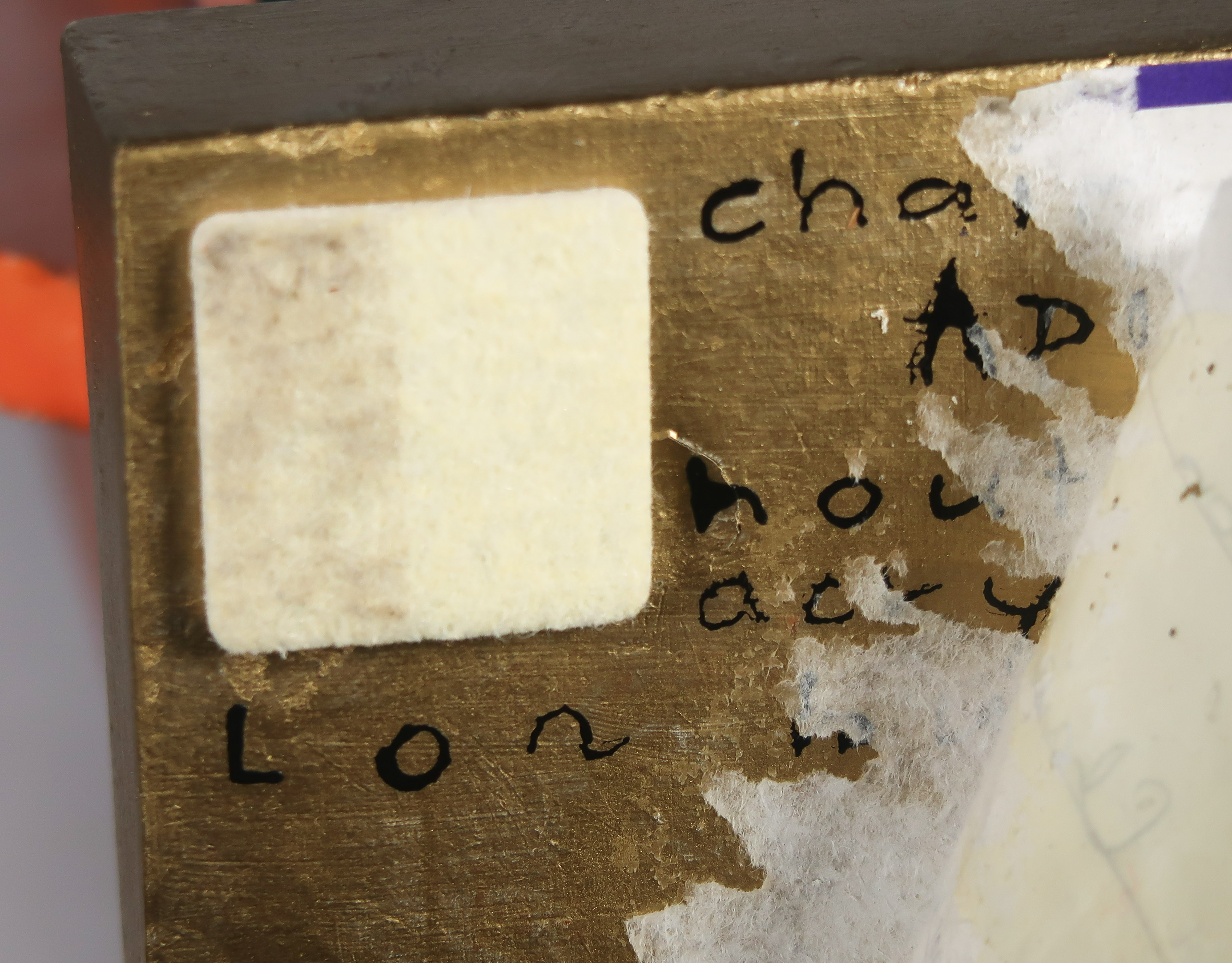 Lon Buttstedt - Object/Collage van o.a. beschilderd hout, Chair for Apis kopen? Bied vanaf 50!