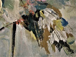 Niet of onleesbaar gesigneerd - Imponerend groot en expressionistisch Bloemstilleven - gesigneerd kopen? Bied vanaf 10!