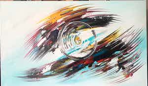 Gena - Abstract “ Grazy dreams” verkocht voor € 150!