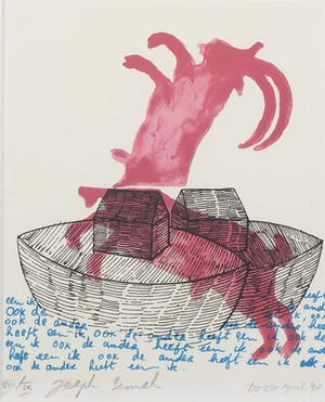 Joseph Semah - Litho, ... een ik ook de ander heeft - Ingelijst kopen? Bied vanaf 20!