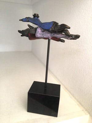 Hans Kuyper - Sculptuur “ VOGELVRIJ “ kopen? Bied vanaf 95!