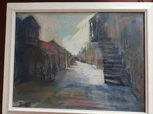 Mieke Claassen-Dillo - Pelgrims in Foncebadon kopen? Bied vanaf 30!