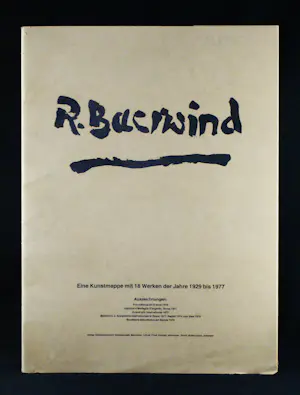 Rudi Baerwind - Lithografie 1978 "Ödipus und Sphinx 1974" Handsigniert. kopen? Bied vanaf 59!