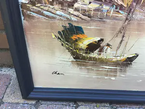 Niet of onleesbaar gesigneerd - Oosters landschap kopen? Bied vanaf 1!